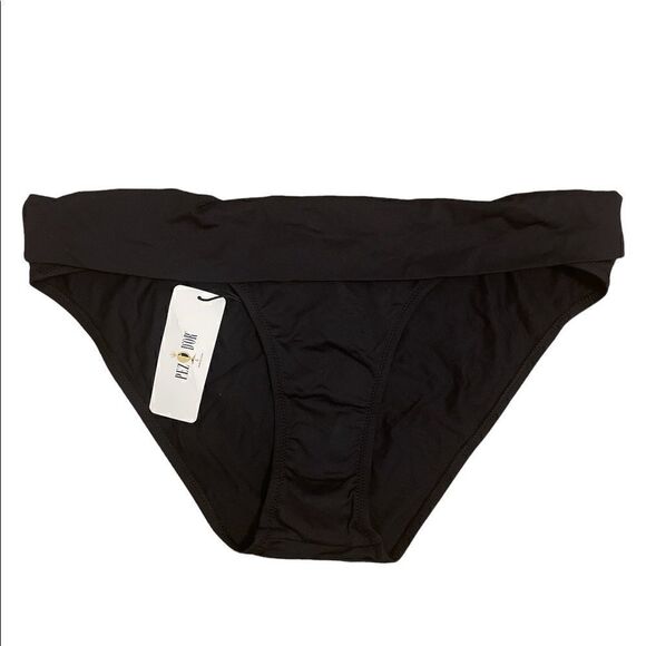 Pez D'Or Black Hipster Swim Bikini Bottom XL - Picture 1 of 6